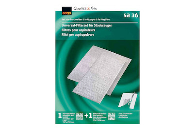 Image of Universal-Filterset für Staubsauger, SA 36 bei JUMBO