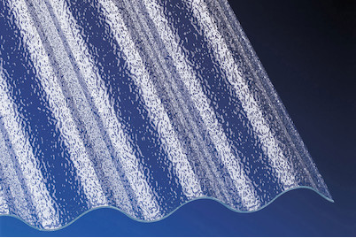 Image of Profilplatte Acryl 2 m gekräuselt klar bei JUMBO