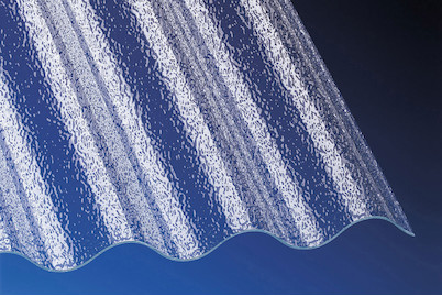 Image of Profilplatte Acryl 2.5 m gekräuselt klar bei JUMBO