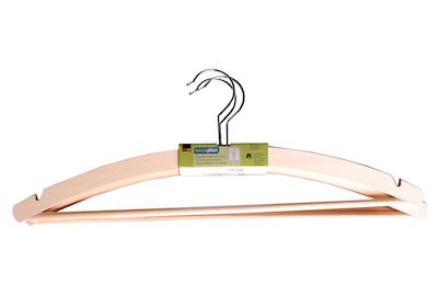 Image of Oecoplan Kleiderbügel mit Steg Holz FSC 3 Stück bei JUMBO