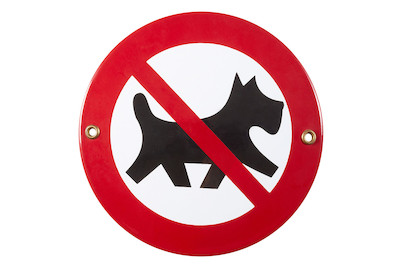 Image of Schild Hunde verboten bei JUMBO