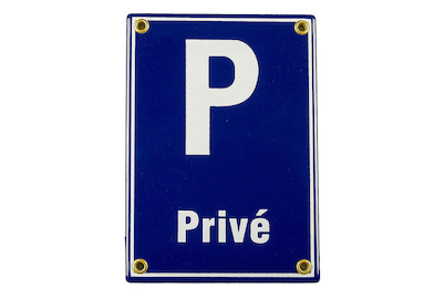 Image of Schild P Privé bei JUMBO