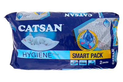 Image of Catsan Hygiene Plus Smart Pack nicht klumpend 2 Stück