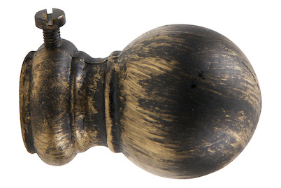 Image of Endstücke Kugel für 20 mm Vorhangrohr Romantik bei JUMBO