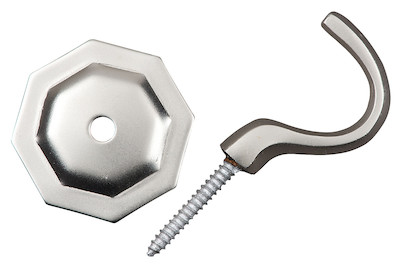 Image of Vorhang Rosetten-Schraubhaken mit Abdeckplatte bei JUMBO