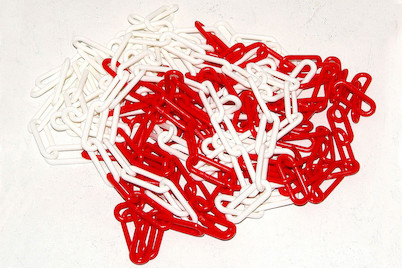 Image of Technocraft Kunststoffkette rot/weiss 8 m bei JUMBO