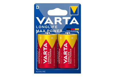 Image of Varta Longlife Max Power D 2er Bli