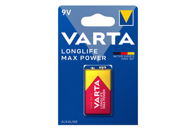 Image of Varta Longlife Max Power 9V 1er Bli