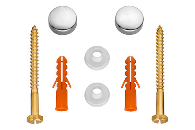 Image of WC-Befestigung Kappe chrom bei JUMBO