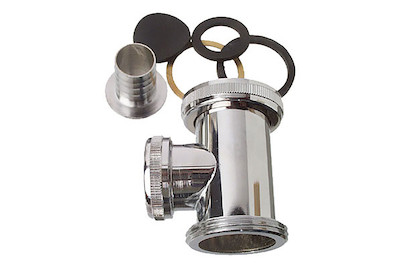 Image of Abfluss-Zwischenstück 1 1/4 für Waschtisch, chrom bei JUMBO