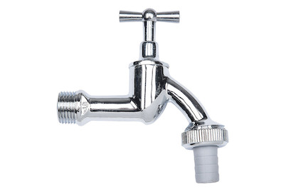 Image of Auslaufventil Knebel Messing 1/2 chrom bei JUMBO