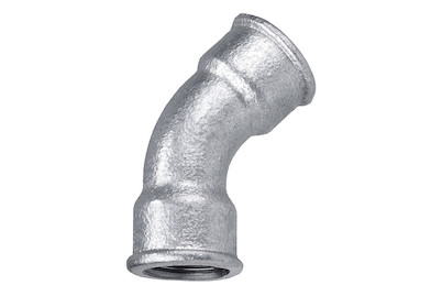 Image of Verzinkter Bogen 45Grad, I/I, 3/8 bei JUMBO