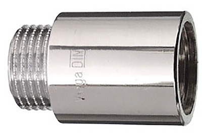 Image of Hahnverlängerung 1/2 x 10 mm chrom bei JUMBO