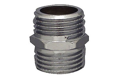 Image of Doppelnippel 1/2 chrom bei JUMBO