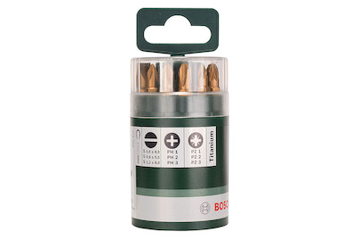 Image of Bosch Schrauberbit-Set LS PH PZ 10-teilig bei JUMBO