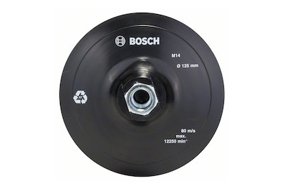 Image of Bosch Gummischleifteller 125mm Klett 256272 bei JUMBO