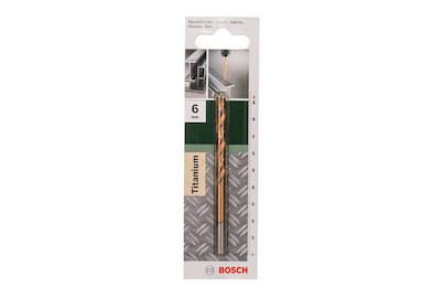 Image of Bosch Metallbohrer HSS TiN 6mm 255100 bei JUMBO