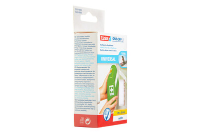 Image of Tesa On&Off Klettband 1 m x 20 mm weiss bei JUMBO