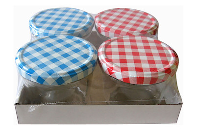 Image of Twist-Off Konfitürenglas 230ml 4 Stück bei JUMBO