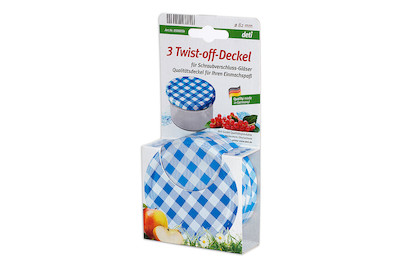 Image of Twist-Off Ersatzdeckel 82mm 3 Stück bei JUMBO