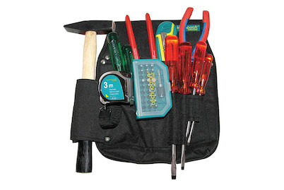 Image of Technocraft Werkzeug-Gürteltasche Polyester schwarz bei JUMBO