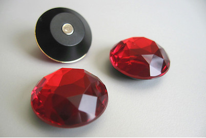 Image of Diamant-Magnete 25 mm rot bei JUMBO