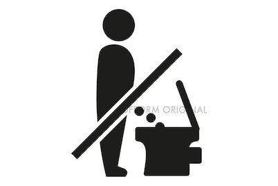 Image of Fs1300 Bitte hinsetzen Symbol schwarz bei JUMBO