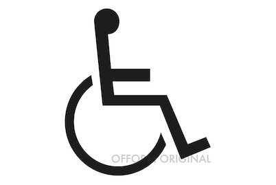 Image of Fs1300 Rollstuhl Symbol schwarz bei JUMBO