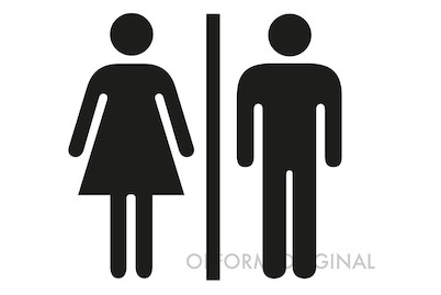 Image of Fs1300 Toiletten Symbol silber bei JUMBO