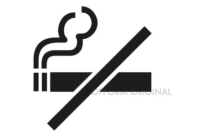 Image of Fs1300 Rauchverbot Symbol schwarz bei JUMBO