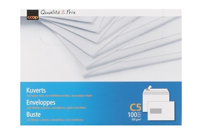 Image of Qualité&Prix Kuvert C5 Fenster li. 100 Stk. bei JUMBO