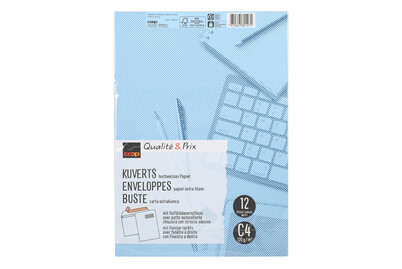 Image of Qualité&Prix Kuvert Fenster re. C4 12 Stück bei JUMBO