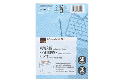 Image of Qualité&Prix Kuvert C6 50 Stk. bei JUMBO