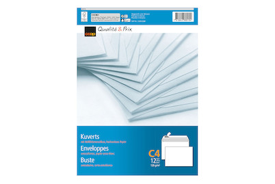 Image of Qualité&Prix Kuvert C4 12 Stück bei JUMBO