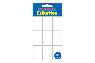 Image of Sticker Etiketten weiss 24 x 38 mm bei JUMBO