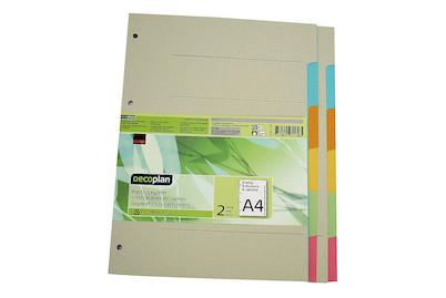 Image of Oecoplan Kartonregister A4 6 Stück