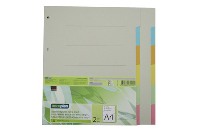 Image of Oecoplan Kartonregister A4 extra-breit 6 teilig bei JUMBO