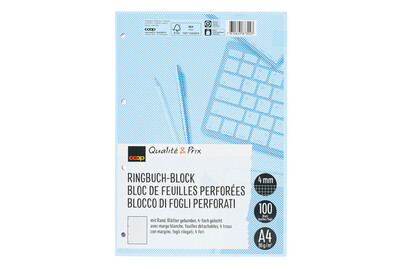Image of Qualité&Prix Ringbuch-Block A4 kariert 1 Stück bei JUMBO