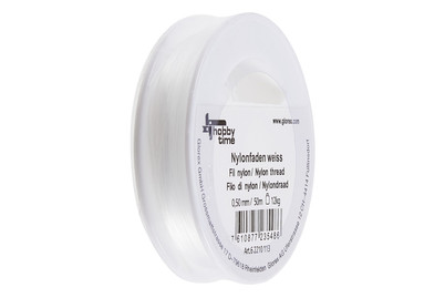 Image of Nylonfaden weiss 0.25mm x 50m bei JUMBO