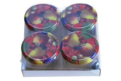 Image of Konfitürenglas Obst 230ml 4 Stück bei JUMBO