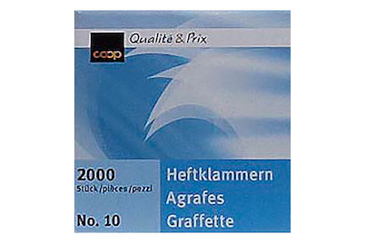 Image of Heftklammern no.10 2000 Stück bei JUMBO