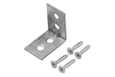 Image of Verstärkungswinkel verzinkt 40x40x15 mm bei JUMBO