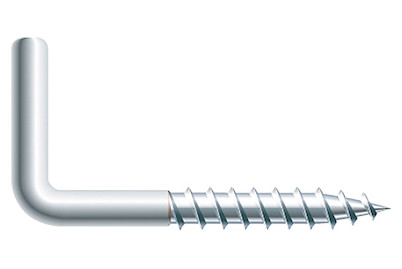 Image of Winkelholzschraube verzinkt 20x8x2.3mm bei JUMBO