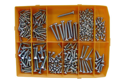 Image of Sortiment Blechschrauben 247 Stück bei JUMBO