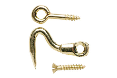 Image of Etuihaken Messing 20 mm 5 Stück bei JUMBO