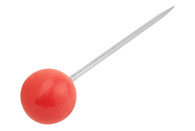 Image of Kartennadel gelb 8 mm 30 Stück bei JUMBO