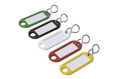 Image of Schlüsselanhänger 55x22 mm 10 Stück bei JUMBO