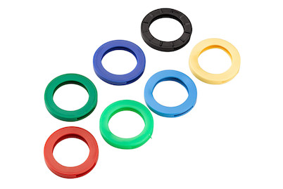 Image of Schlüssel-Kennring assortiert 8 Stück bei JUMBO