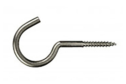 Image of Hakenholzschraube vernickelt 25 mm bei JUMBO