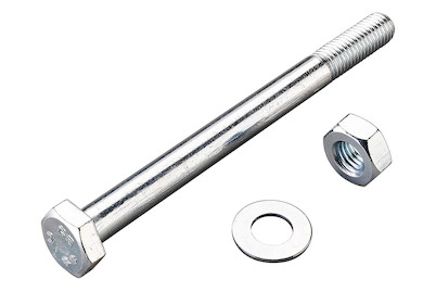 Image of Sechskantschraube mit Mutter verzinkt M10x140 mm 4 Stück bei JUMBO